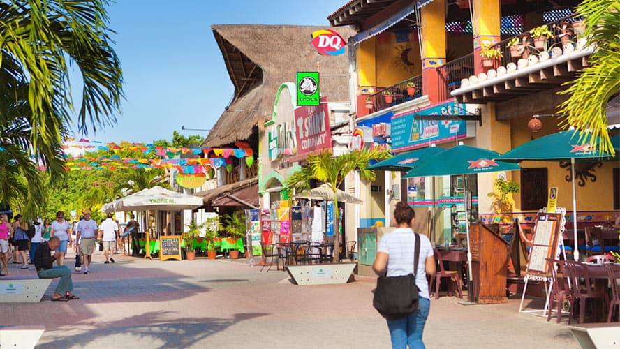 Quinta Avenida à Playa del Carmen