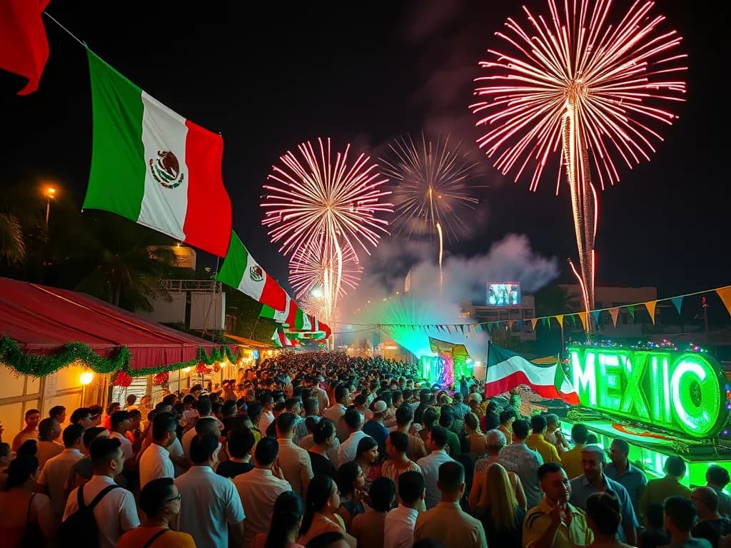 Fête nationale mexicaine à Playa del Carmen : comment célébrer l’Indépendance du Mexique (15–16 septembre)